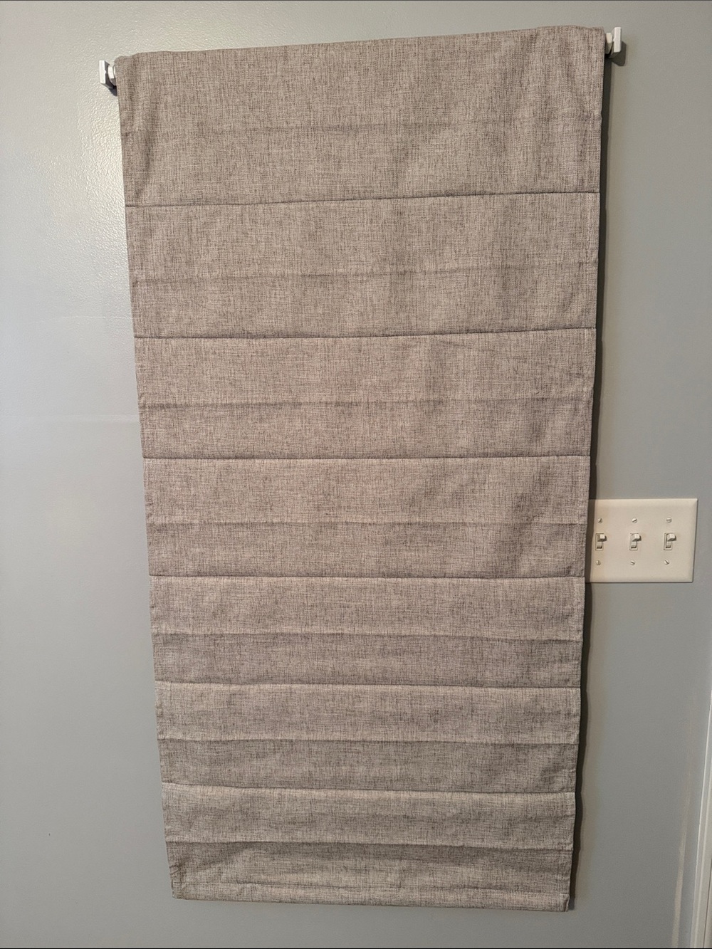 LazBlinds No Drill Roman Shade Panel - Beige
